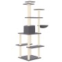 Cat scratching post with dark gray sisal posts 167 cm by vidaXL, Cat furniture - Ref: Foro24-171611, Price: 82,01 €, Discount: %