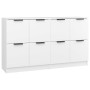 Sideboards 2 Einheiten aus weißem Sperrholz 60x30x70 cm von vidaXL, Sideboards - Ref: Foro24-3115804, Preis: 131,12 €, Rabatt: %