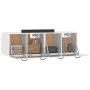 Wall cabinets 2 units plywood white gloss 80x36.5x35 cm by vidaXL, Lockers and storage cabinets - Ref: Foro24-3115656, Price:...