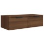 Wall cabinets 2 pcs oak brown plywood 68x30x20 cm by vidaXL, Shelves and shelves - Ref: Foro24-3115899, Price: 128,08 €, Disc...