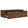 Wall cabinets 2 pcs oak brown plywood 68x30x20 cm by vidaXL, Shelves and shelves - Ref: Foro24-3115899, Price: 128,08 €, Disc...