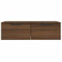 Wall cabinets 2 pcs oak brown plywood 68x30x20 cm by vidaXL, Shelves and shelves - Ref: Foro24-3115899, Price: 128,08 €, Disc...