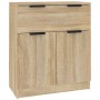 Sideboards 3 Stück Sonoma-Eichensperrholz von vidaXL, Sideboards - Ref: Foro24-3115830, Preis: 151,99 €, Rabatt: %