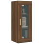 Brown oak hanging wall cabinet 34.5x34x90 cm by vidaXL, Sideboards - Ref: Foro24-817446, Price: 47,98 €, Discount: %