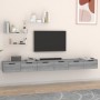 Wall cabinets 2 units gray Sonoma plywood 102x30x20 cm by vidaXL, Shelves and shelves - Ref: Foro24-3115906, Price: 151,94 €,...