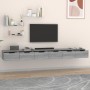 Wall cabinets 2 units gray Sonoma plywood 102x30x20 cm by vidaXL, Shelves and shelves - Ref: Foro24-3115906, Price: 151,94 €,...