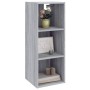 Armario de pared madera ingeniería gris Sonoma 34,5x32,5x90 cm de vidaXL, Estantes y estanterías - Ref: Foro24-817457, Precio...