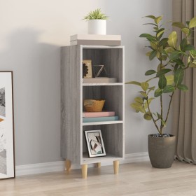 Sonoma gray plywood sideboard 34.5x32.5x90 cm by vidaXL, Sideboards - Ref: Foro24-817421, Price: 33,99 €, Discount: %