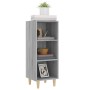 Sonoma gray plywood sideboard 34.5x32.5x90 cm by vidaXL, Sideboards - Ref: Foro24-817421, Price: 33,99 €, Discount: %