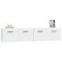 Wall cabinet 2 pcs white plywood 80x35x36.5cm by vidaXL, Lockers and storage cabinets - Ref: Foro24-3115644, Price: 86,31 €, ...