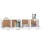 Wall cabinet 2 pcs white plywood 80x35x36.5cm by vidaXL, Lockers and storage cabinets - Ref: Foro24-3115644, Price: 86,31 €, ...