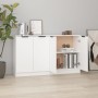 Sideboards 2 Stück weißes Sperrholz 60x30x70 cm von vidaXL, Sideboards - Ref: Foro24-3115772, Preis: 121,25 €, Rabatt: %