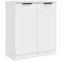 Aparadores 2 uds madera contrachapada blanco 60x30x70 cm de vidaXL, Aparadores - Ref: Foro24-3115772, Precio: 121,25 €, Descu...