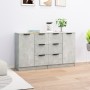 Sideboards 2 units plywood gray concrete 60x30x70 cm by vidaXL, Sideboards - Ref: Foro24-3115791, Price: 143,54 €, Discount: %