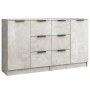 Sideboards 2 Stück Beton grau Sperrholz 60x30x70 cm von vidaXL, Sideboards - Ref: Foro24-3115791, Preis: 136,69 €, Rabatt: %