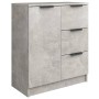 Sideboards 2 units plywood gray concrete 60x30x70 cm by vidaXL, Sideboards - Ref: Foro24-3115791, Price: 143,54 €, Discount: %