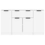 Dreiteilige Sideboards aus weißem Sperrholz von vidaXL, Sideboards - Ref: Foro24-3115828, Preis: 157,48 €, Rabatt: %