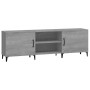 Mueble para TV madera de ingeniería gris Sonoma 150x30x50 cm de vidaXL, Muebles TV - Ref: Foro24-817505, Precio: 81,82 €, Des...