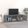 Mueble para TV madera de ingeniería gris Sonoma 150x30x50 cm de vidaXL, Muebles TV - Ref: Foro24-817505, Precio: 81,82 €, Des...