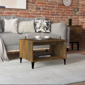 Smoked oak plywood coffee table 60x50x40 cm by vidaXL, Coffee table - Ref: Foro24-817522, Price: 31,65 €, Discount: %