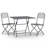 Garden dining set 3 pieces anthracite expanded metal mesh by vidaXL, Garden sets - Ref: Foro24-3084719, Price: 218,80 €, Disc...