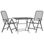 Set de comedor de jardín 3 pzas malla metal expandido antracita de vidaXL, Conjuntos de jardín - Ref: Foro24-3084721, Precio:...