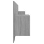 Sonoma gray plywood headboard and side tables by vidaXL, Headboards and footboards - Ref: Foro24-3115746, Price: 166,68 €, Di...