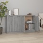 Aparadores 2 uds madera contrachapada gris Sonoma 60x30x70 cm de vidaXL, Aparadores - Ref: Foro24-3115778, Precio: 153,95 €, ...