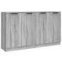 Aparadores 2 uds madera contrachapada gris Sonoma 60x30x70 cm de vidaXL, Aparadores - Ref: Foro24-3115778, Precio: 153,95 €, ...