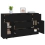 Black Plywood 3-Piece Sideboard Set by vidaXL, Sideboards - Ref: Foro24-3115821, Price: 161,68 €, Discount: %