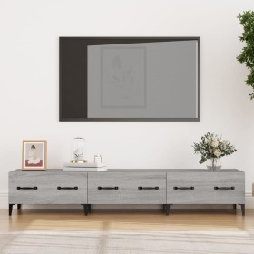 Mueble para TV madera contrachapada gris Sonoma 150x34,5x30 cm de vidaXL, Muebles TV - Ref: Foro24-817511, Precio: 73,99 €, D...