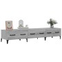 Sonoma gray plywood TV cabinet 150x34.5x30 cm by vidaXL, TV Furniture - Ref: Foro24-817511, Price: 73,99 €, Discount: %