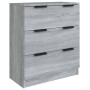 Aparador de 3 piezas madera contrachapada gris Sonoma de vidaXL, Aparadores - Ref: Foro24-3115802, Precio: 237,79 €, Descuent...