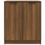 Aparadores 2 uds madera contrachapada roble marrón 60x30x70 cm de vidaXL, Aparadores - Ref: Foro24-3115779, Precio: 128,08 €,...