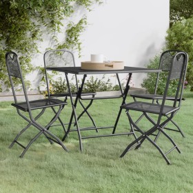 Garten-Ess-Set 5-tlg. Streckmetallgewebe anthrazit von vidaXL, Gartensets - Ref: Foro24-3084720, Preis: 262,78 €, Rabatt: %