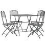 5-piece garden dining set with expanded metal mesh in anthracite color. by vidaXL, Garden sets - Ref: Foro24-3084720, Price: ...