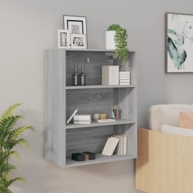 Sonoma gray wall hanging cabinet 69.5x32.5x90 cm by vidaXL, Sideboards - Ref: Foro24-817400, Price: 62,54 €, Discount: %