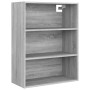 Sonoma gray wall hanging cabinet 69.5x32.5x90 cm by vidaXL, Sideboards - Ref: Foro24-817400, Price: 62,54 €, Discount: %