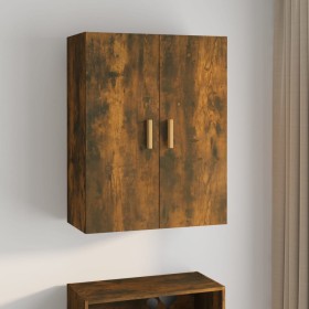 Smoked oak wall hanging cabinet 69.5x34x90 cm by vidaXL, Sideboards - Ref: Foro24-817381, Price: 71,99 €, Discount: %