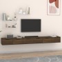 Wall cabinets 2 pcs brown oak plywood 102x30x20cm by vidaXL, Shelves and shelves - Ref: Foro24-3115907, Price: 131,04 €, Disc...