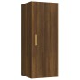 Brown oak plywood wall cabinet 34.5x34x90cm by vidaXL, Shelves and shelves - Ref: Foro24-817440, Price: 37,99 €, Discount: %