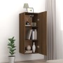 Brown oak plywood wall cabinet 34.5x34x90cm by vidaXL, Shelves and shelves - Ref: Foro24-817440, Price: 37,99 €, Discount: %