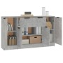 Sideboards 3 pieces cement gray plywood by vidaXL, Sideboards - Ref: Foro24-3115831, Price: 145,53 €, Discount: %