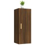 Brown oak plywood wall cabinet 34.5x34x90cm by vidaXL, Shelves and shelves - Ref: Foro24-817440, Price: 37,99 €, Discount: %