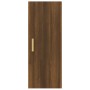 Brown oak plywood wall cabinet 34.5x34x90cm by vidaXL, Shelves and shelves - Ref: Foro24-817440, Price: 37,99 €, Discount: %