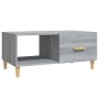 Mesa de centro madera de ingeniería gris Sonoma 89,5x50x40 cm de vidaXL, Mesas de centro - Ref: Foro24-817514, Precio: 58,59 ...