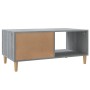 Mesa de centro madera de ingeniería gris Sonoma 89,5x50x40 cm de vidaXL, Mesas de centro - Ref: Foro24-817514, Precio: 58,59 ...