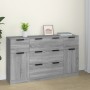 Sonoma gray plywood 3-piece sideboard set by vidaXL, Sideboards - Ref: Foro24-3115826, Price: 181,84 €, Discount: %