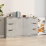 Sideboards 3 pieces cement gray plywood by vidaXL, Sideboards - Ref: Foro24-3115839, Price: 147,32 €, Discount: %