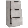 Sideboards 3 pieces cement gray plywood by vidaXL, Sideboards - Ref: Foro24-3115839, Price: 158,99 €, Discount: %